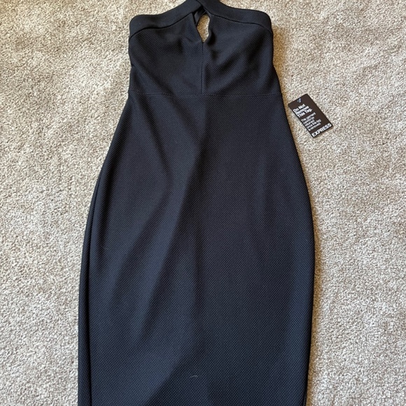 Black express dress size 2 , cross top - Picture 2 of 4